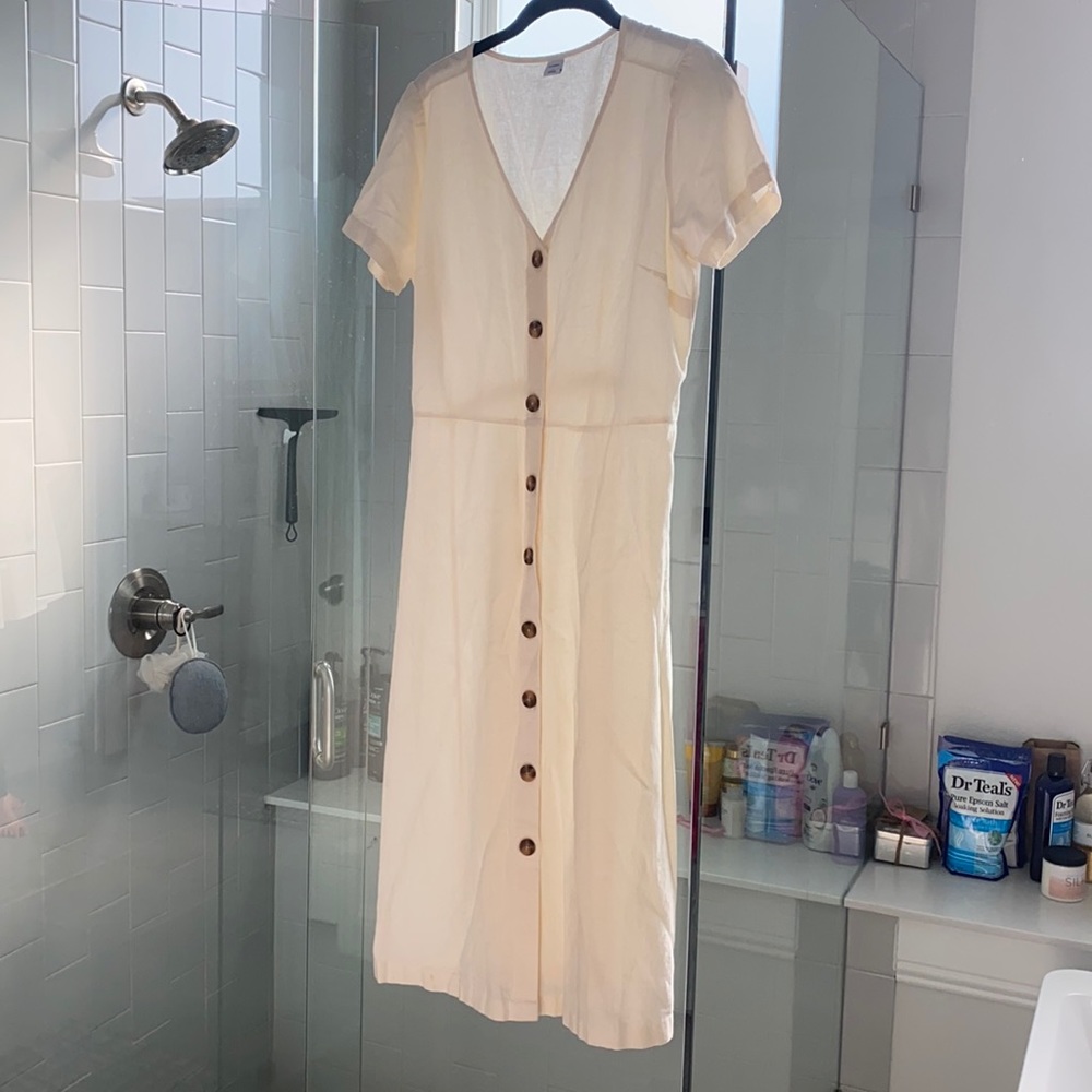 Casual Cream Colored Dress